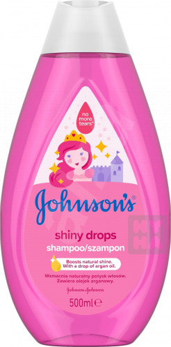 Johnsons 500ml shampoo shiny drops