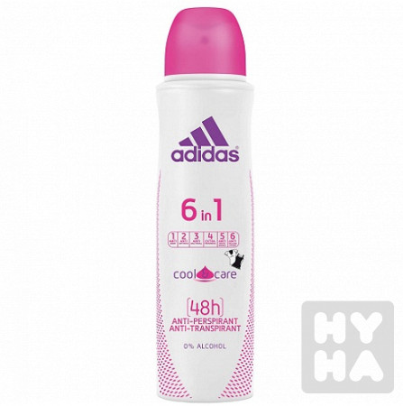 detail Adidas deodorant 150ml 6in1 Coolcare