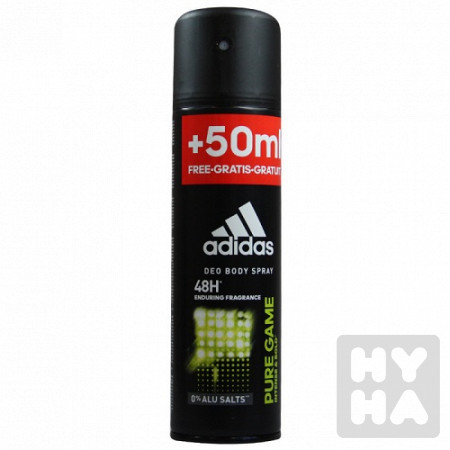 detail Adidas deodorant 200ml Pure game