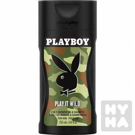 detail Playboy sprchový gel 250ml M Play it wild