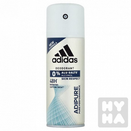 detail Adidas deodorant 150ml Adipure new