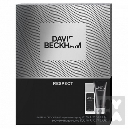 detail David Beckham Dar.kazeta 75ml DNS+200ml Spr. Respect