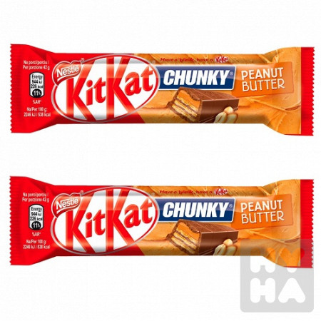 detail Kitkat chunky peanut 42g/24ks