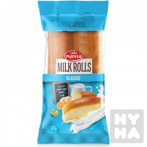 Cake mania milk rolls 157g classic