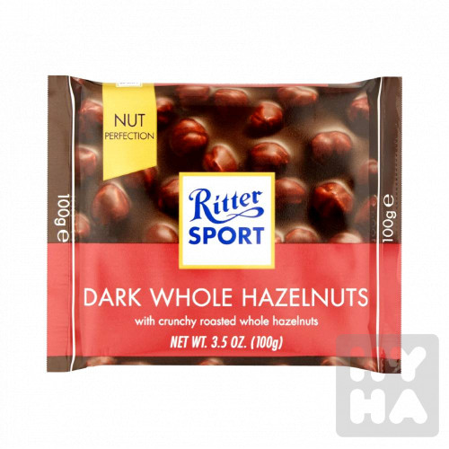 Ritter sport 100g Dark whole hazelnuts
