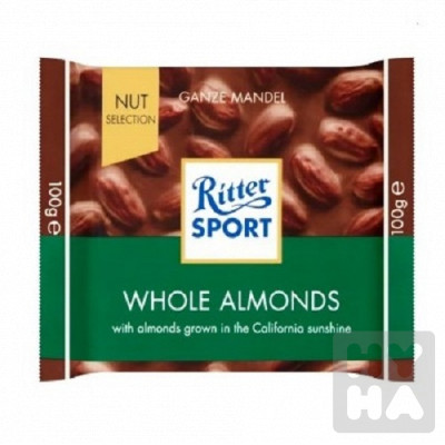 Ritter Sport 100g Whole almonds