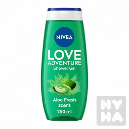 detail Nivea sprchový gel 250ml love adventure