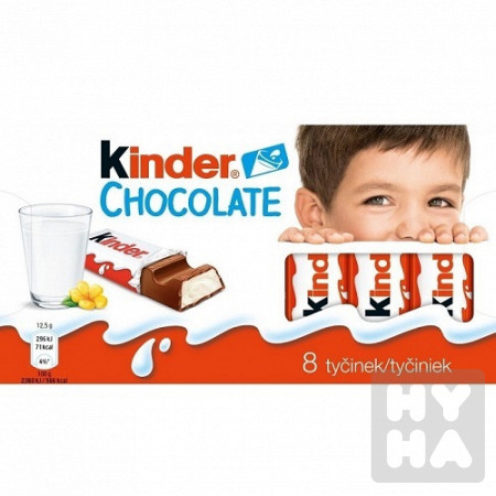 detail Kinder čokoláda 100g/10ks
