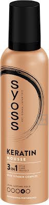 Syoss ztužovací pěna 250ml Keratin hold 4
