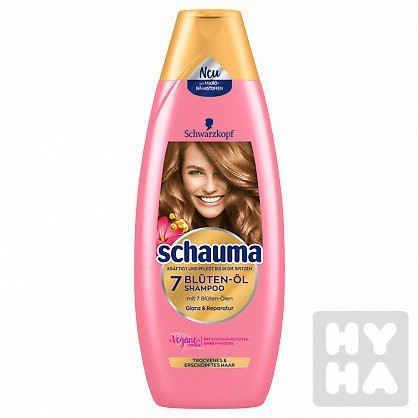 detail Schauma šampón 480ml 7 Bluten oil