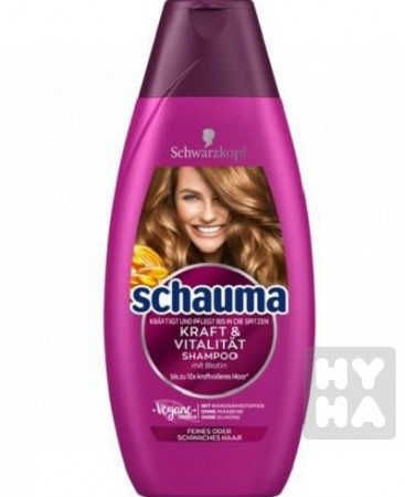detail Schauma šampón 480ml Kraft & Vitalitat