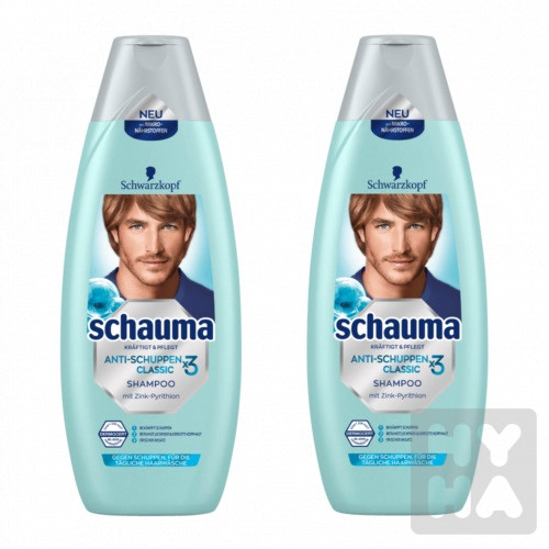 Schauma shampoo 350ml Men anti schuppen 3x