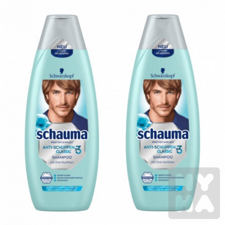 detail Schauma shampoo 350ml Men anti schuppen 3x