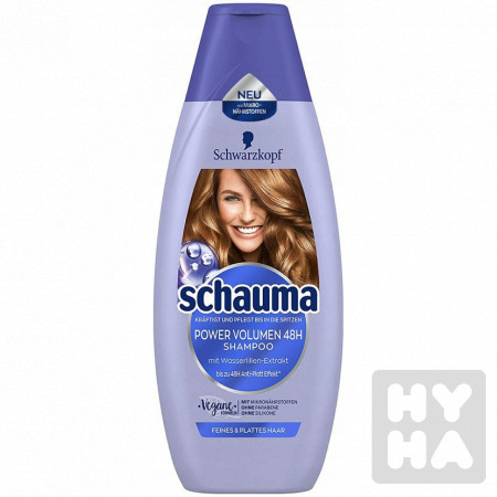 detail Schauma šampón 480ml Power volumen