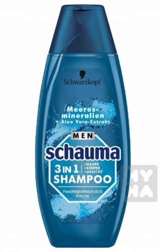 Schauma shampoo 400ml 3v1 aloe vera