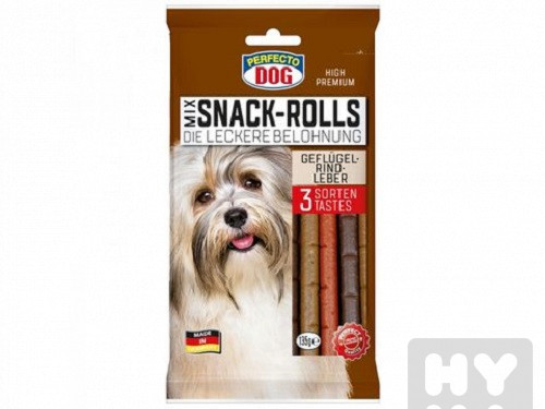 Perfecto dog mix snack rolls 135g 12051
