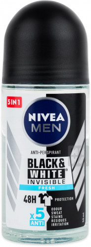 Nivea roll 50ml Men black a white ivni. fresh