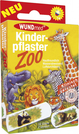 detail Wundmed náplast 10ks dětské Zoo