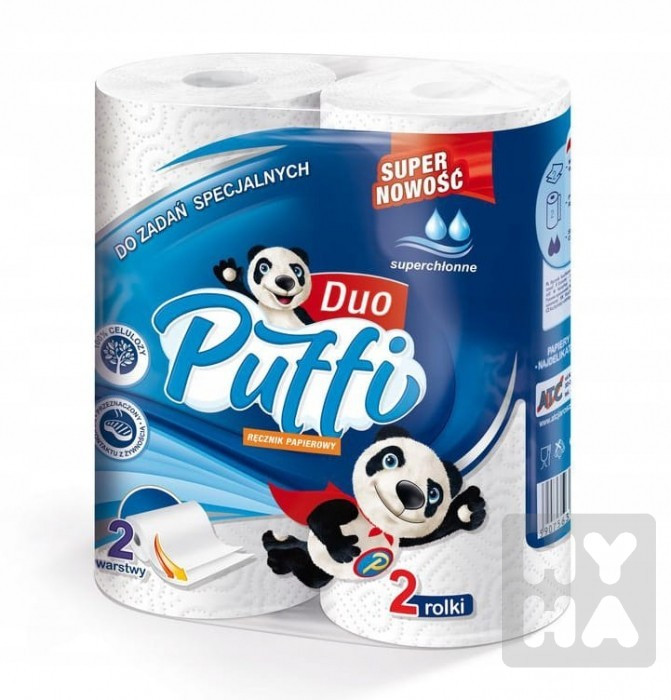 Kuchyňské utěrky DUO Puffi 2x10m 2vrst.