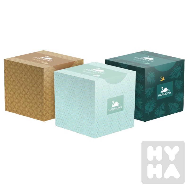Harmony kapesníky v krabici CUBE 3vrst. 60ks