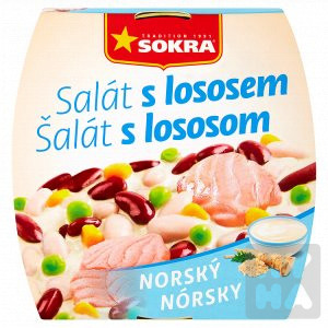 detail Sokra salat s lososem 220g Norsky