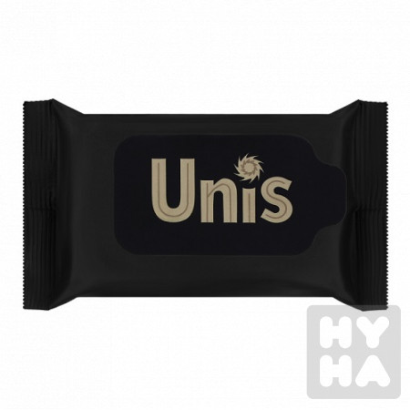 detail UNIS vlcene ubrousky 15ks perfum black