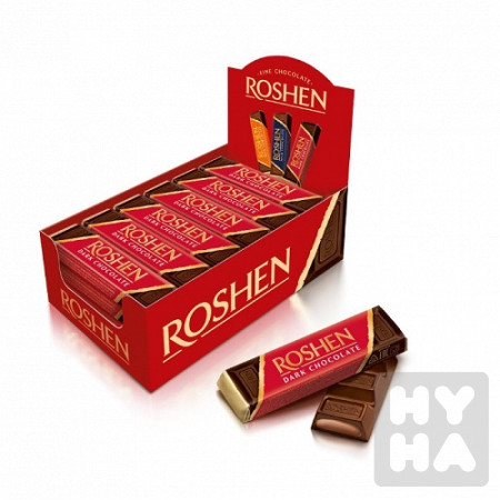 detail Roshen chocolate dark 43g/30ks