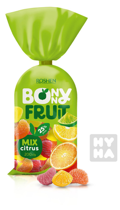 Roshen Bonny Fruit 200g Mix citrus