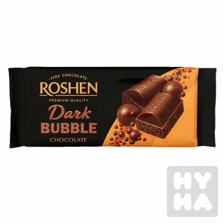 detail Roshen 80g Bubble hořká čokoláda
