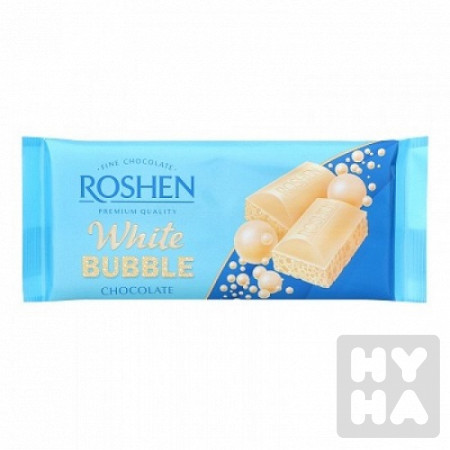 detail Roshen 80g Bubble bílá čokoláda