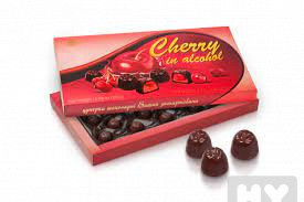 detail Cherry in alcohol 190g