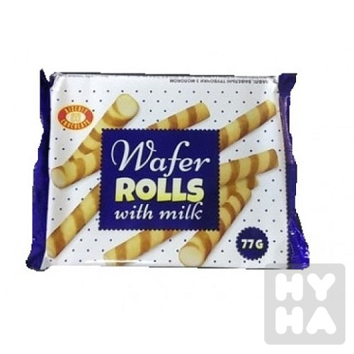 Wafer rolls 77g Milk