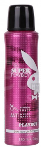 playboy deodorant 150ml super playboy
