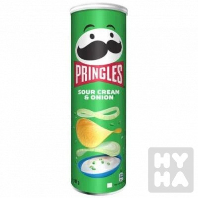 Pringles 185g sour cream a onion