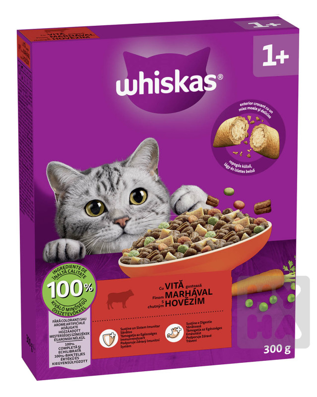 Whiskas granule 300g Hovězí