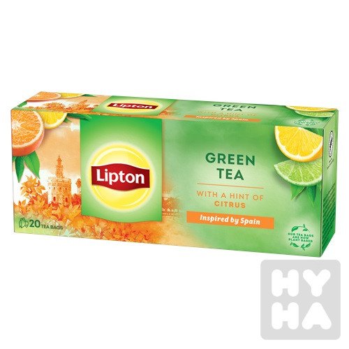 Lipton 20bags Green tea with hint of citrus