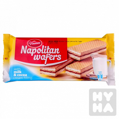 Napolitan wafer 160g milkcocoa