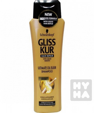 detail Gliss Kur šampón 250ml Ultimate oil
