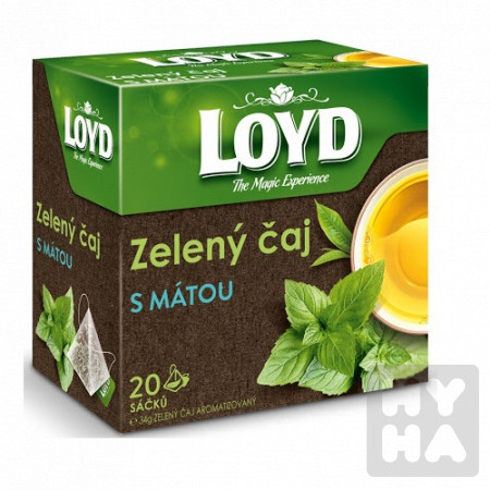 detail Loyd 40g Zelený čaj s mátou