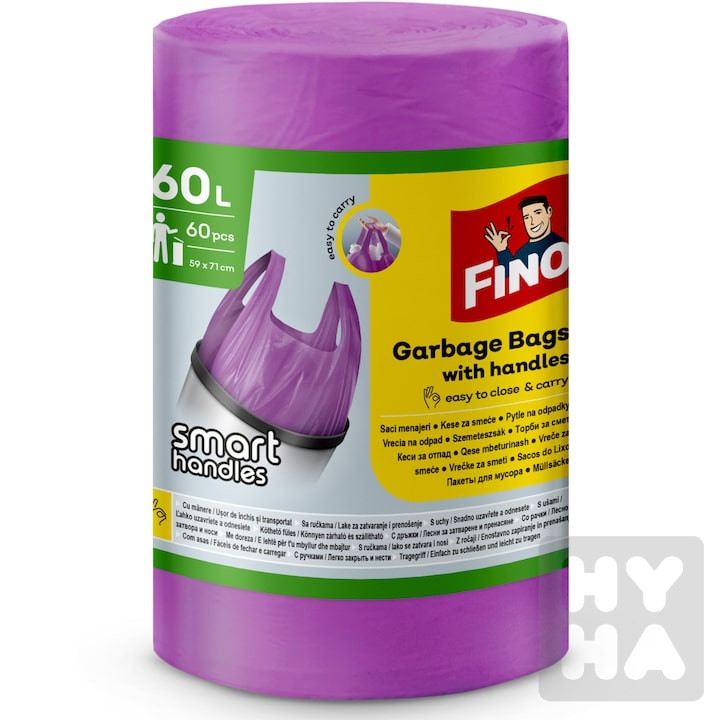 Fino GB T-handle 60L 60ks fialový