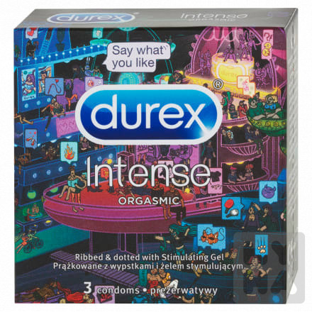 Durex 3ks intense orgasmic