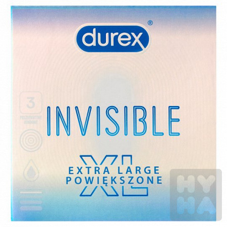 detail Durex 3ks invisible XL