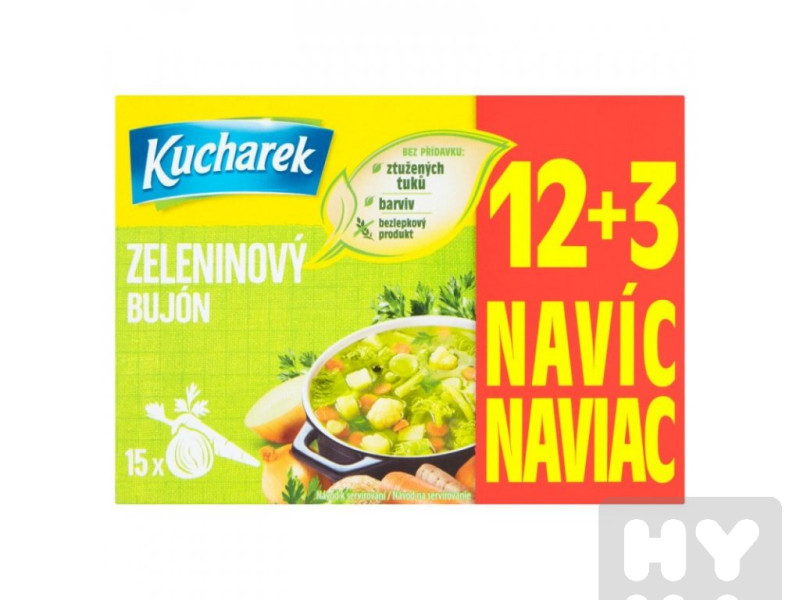 Kucharek 150g zeleninový bujon 12+3