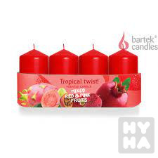 Bartek svicky advent 4ks thang 240g mix red a pink