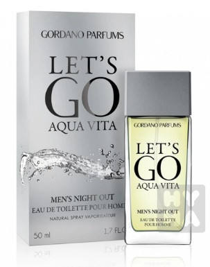 Gordano Parfums 50ml Lets go aqua vita
