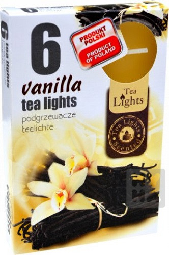 Admit tea light 6ks Vanilla