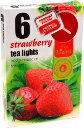 detail Admit tea light 6ks Strawberry