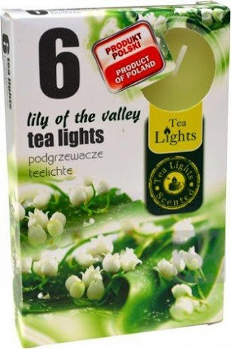 Admit tea light 6ks Lily of the valley