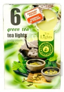 detail Admit tea lights 6ks Green tea