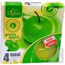 Admit čajové svíčky 4ks maxi - Green apple